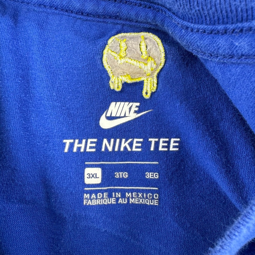 Nike Peace Love Basketball Graphic T-Shirt Blue 3XL Psychedelic Mushroom Tee‎ - Picture 4 of 10